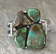 Bracelet Vintage En Argent Sterling Turquoise Navajo Brenda Pete - L
