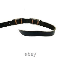 Ceinture concho en argent sterling Navajo amérindien vintage signée Rick Martinez