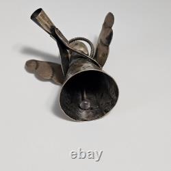 Cloche d'ange vintage Navajo en argent sterling par Paul J. Begay 2x2
