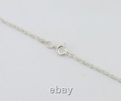 Collier Navajo Argent 925 Turquoise Naturelle Artiste Amérindien C. Années 80