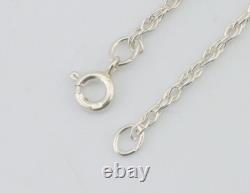 Collier Navajo Argent 925 Turquoise Naturelle Artiste Amérindien C. Années 80