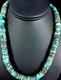 Collier Navajo En Argent Sterling Avec Perle Turquoise Bleue De 8 Mm Heishi 20 1135