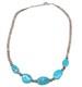 Collier Navajo En Turquoise Am&eacute;rindienne Et Argent Sterling Avec Certificat D&rsquo;authenticit&eacute;, Neuf Dans Sa Bo&icirc;te Originale