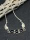 Collier élégant En Argent Sterling Avec Feuille En Onyx Noir Amérindien Navajo