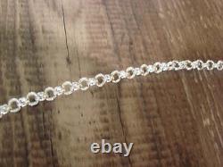 Collier en argent nickel et onyx de l'Indien Navajo signé Cleveland