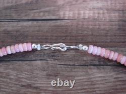 Collier en argent sterling 18 de Joe, avec conque rose, amérindien