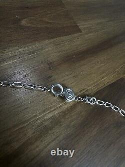 Collier en argent sterling Navajo Kokopelli Amérindien 24 avec boucles d'oreilles