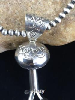 Collier en argent sterling Navajo amérindien avec pendentif Naja LG 20 01673