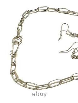 Collier en argent sterling fait main Navajo en incrustation de colibri amérindien