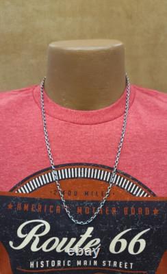 Collier en argent sterling fait main amérindien du sud-ouest petite taille