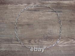 Collier en chaîne de 20 maillons en argent sterling amérindien Yazzie