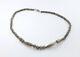 Collier En Perles De Banc En Argent Vintage Amérindien Navajo, Perles En Forme De Melon, 15,1 G