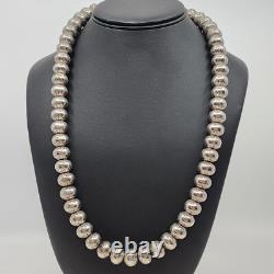 Collier en perles fait main Navajo Amérindien de 13 mm 24