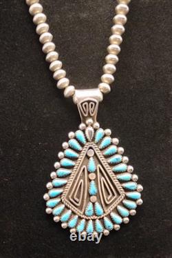 Collier en turquoise de Billy Betoney, Amérindien