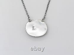 Collier fait main Navajo Amérindien en argent sterling et turquoise
