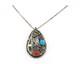 Collier Navajo En Argent Sterling Vintage Avec Pierre Gemme Naturelle, Artiste Am&eacute;rindien