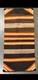 Couverture De Selle Navajo Vintage Tiss&eacute;e &agrave; Rayures Multicolores, Avec Bandes Noires, Orange Et Grises