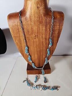 Ensembles de pierre turquoise Navajo amérindienne