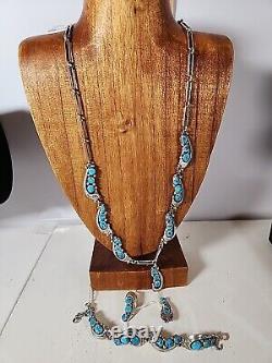 Ensembles de pierre turquoise Navajo amérindienne