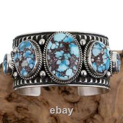 Golden Hill Bracelet Turquoise Argent Sterling Any Cadman Native American Cuff