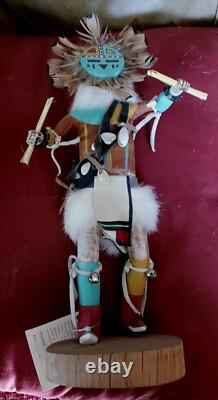 Incroyable Kachina Navajo Vintage Amérindien Raymond Parker Très Beau