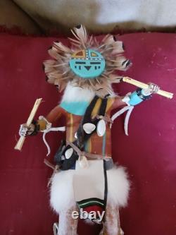 Incroyable Kachina Navajo Vintage Amérindien Raymond Parker Très Beau