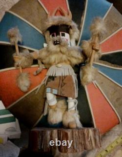 Incroyable ancien Kachina Navajo amérindien cerf très joli