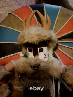 Incroyable ancien Kachina Navajo amérindien cerf très joli