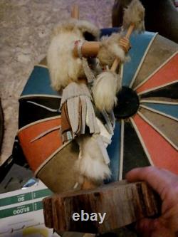 Incroyable ancien Kachina Navajo amérindien cerf très joli