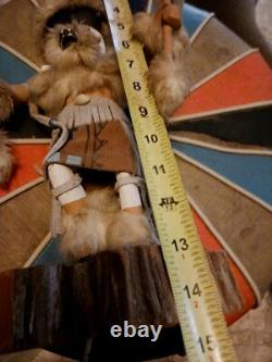 Incroyable ancien Kachina Navajo amérindien cerf très joli