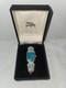 Montre Navajo Pour Femmes En Argent Sterling, Turquoise Et Corail, Fabriquée Aux États-unis