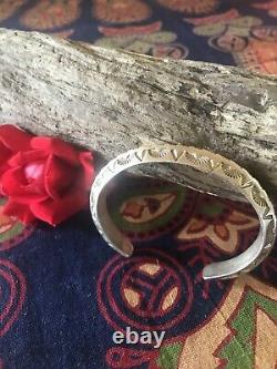 Native American Navajo925 Bracelet En Argent Sterling