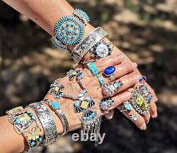 Navajo Perles Collier Boucles D'oreilles Arbre De Vie Fait Main Rug Bijoux Amérindiens