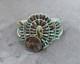 Nouveau Bracelet Manchette Navajo En Argent Sterling Et Turquoise Mojave D. Benally 31 Grammes, Taille Portable 6,25-7,25
