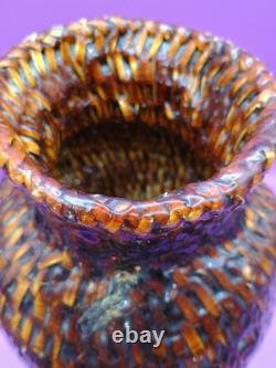 Panier de Pêche Amérindien avec Poignées en Cheveux de Cheval Musée Navajo Nice