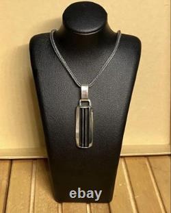 Pendentif collier à 2 lignes Tom Hawk Silver, Amérindien Navajo, d'occasion