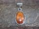 Pendentif En Argent Sterling Et Huître épineuse Amérindien Navajo Par Yazzie