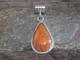 Pendentif En Argent Sterling Et Huître épineuse Amérindien Navajo Par Yazzie