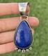 Pendentif En Argent Sterling Lapis Lazuli Navajo Am&eacute;rindien R Yazzie Cadeau