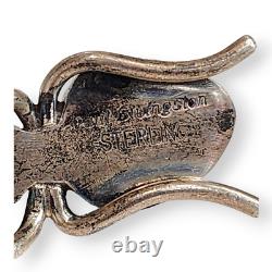 Pendentif en argent sterling turquoise bug Navajo Amérindien Paul Livingston