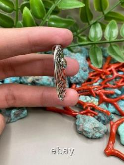 Pendentif en argent sterling turquoise navajo amérindien