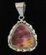 Pendentif En Huître épineuse Violette Navajo Amérindien Par Samuel Yellowhair 2l