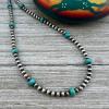 Perle En Argent Sterling De 4 Mm, Collier, Argent Sterling Oxydé, Perles Du Sud-ouest