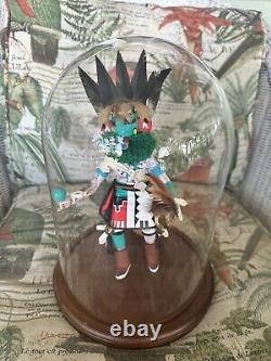 Poupée Kachina du chanteur matinal amérindien Navajo vintage