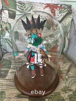 Poupée Kachina du chanteur matinal amérindien Navajo vintage