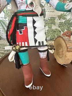 Poupée Kachina du chanteur matinal amérindien Navajo vintage