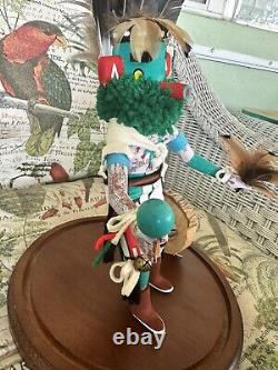 Poupée Kachina du chanteur matinal amérindien Navajo vintage