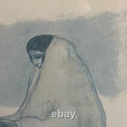 R C Gorman Lithographie LIMITÉE Signée Art Amérindien Navajo 1977