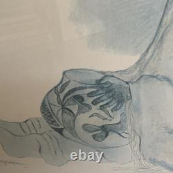 R C Gorman Lithographie LIMITÉE Signée Art Amérindien Navajo 1977