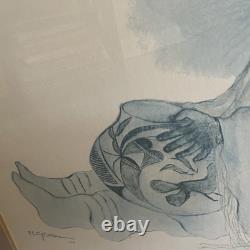 R C Gorman Lithographie LIMITÉE Signée Art Amérindien Navajo 1977